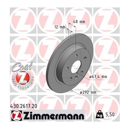 Zimmermann Standard/Coated, 430261720 430261720